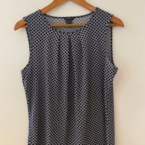 Ann Taylor navy blouse